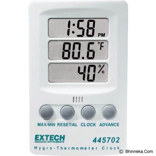 EXTECH 445702 Hygro-Thermometer Clock EX-022